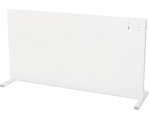 Infračervený vykurovací panel Eurom Mon Soleil 600 67x125x12 cm 600 W s Wi-Fi Biely stojaci ohrievač s ovládacími prvkami