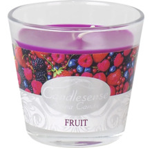 Vonná sviečka v pohári s ovocnou vôňou