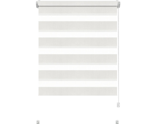 Mini roleta Deň a Noc s postranným ovládaním biela 45x150 cm Dvojitá roleta na okno