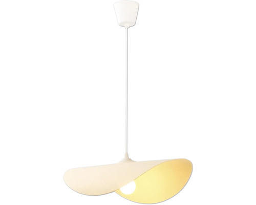 Závesná lampa so zakriveným tienidlom