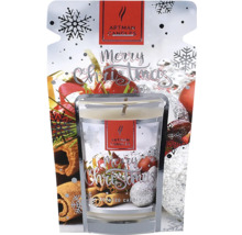 Vonná sviečka Artman Candles v skle s vianočným motívom