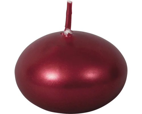Sviečka PLÁVAJÚCA metal lesk 4,5cm 6ks Guľatá sviečka