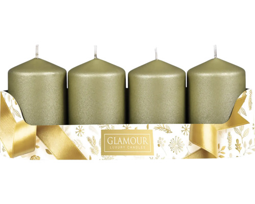 Sviečka adventná PEGAS ŠTRUKTUR škrabaná 4ks Štyri sviečky v obale