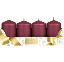 Štyri stĺpové sviečky v balení