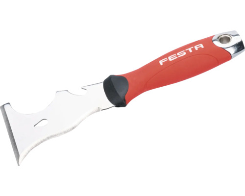 Škrabka Festa s viacúčelovou čepeľou a ergonomickou rukoväťou