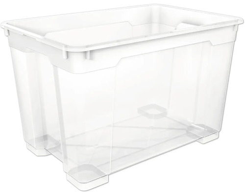 Priehľadný plastový úložný box