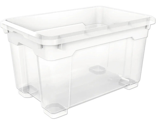 Priehľadný plastový úložný box