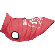 Psí kabát so zipsom a otvorom na vodítko