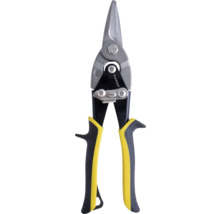 Nožnice na plech so žlto-čiernou rukoväťou