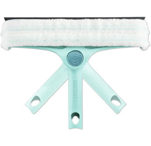 Stierka na okná s otočnou rukoväťou a návlekom na stieranie