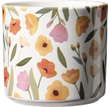 Kvetináč s kvetinovým vzorom