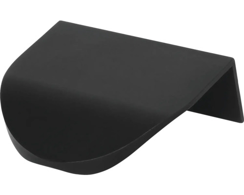 Nábytkový úchyt AL 50 mm čierny Rohový chránič z plastu