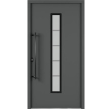 Vchodové dvere so sklenenou vložkou a kľučkou