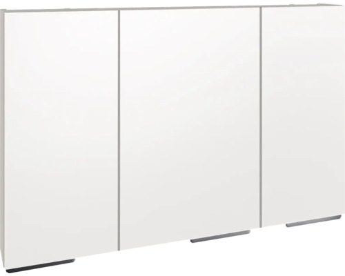 Zrkadlová skrinka bez osvetlenia Devo Vena 2.0 110 x 53 x 50 cm classico stone grey/L09 Biela závesná kúpeľňová skrinka s tromi dvierkami