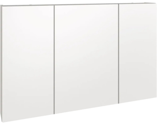 Zrkadlová skrinka bez osvetlenia Devo Vena 2.0 110 x 15 x 70 cm classico stone grey Kúpeľňová zrkadlová skrinka s tromi dverami