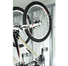 Držiak na bicykel s horským bicyklom na montáž na stenu