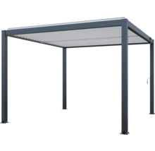 Pergola s lamelovou strechou pre vonkajšie použitie