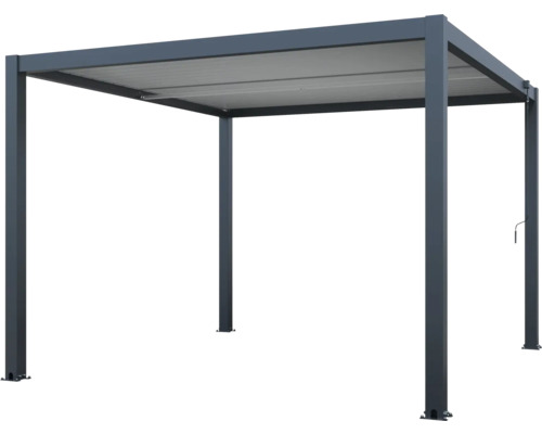 Voľne stojace zastrešenie terasy s lamelovou strechou