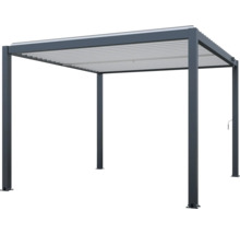 Voľne stojaca záhradná pergola s lamelovou strechou