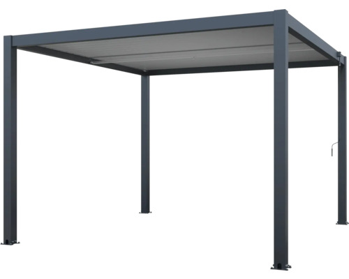 Pavilón s rámom a látkovou strechou do záhrady