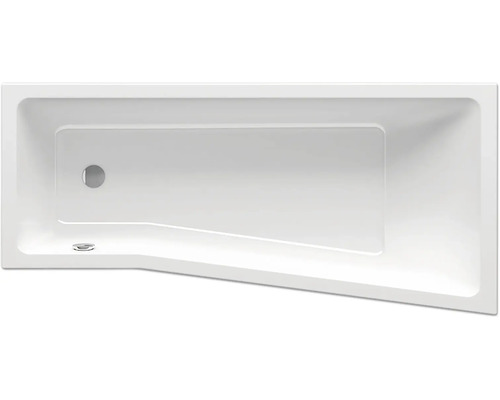 Obdĺžniková vaňa s rohovým výrezom do kúpeľne