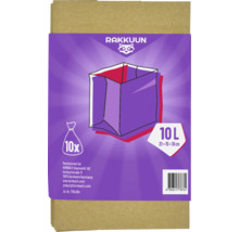 Rakkuun vrecia na odpadky, 10 kusov, 10 litrov, rozmer 21x15x36 centimetrov