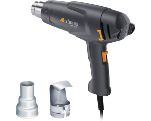 Teplovzdušná pištoľ Steinel HM 1620 S 1600 W s 2 hubicami Teplovzdušná pištoľ s tryskovými nadstavcami od spoločnosti Steinel