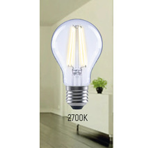 Číra LED žiarovka s 2700 Kelvinmi