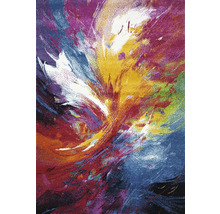 Koberec s abstraktným vzorom