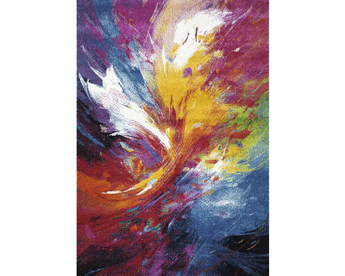 Koberec s abstraktným vzorom