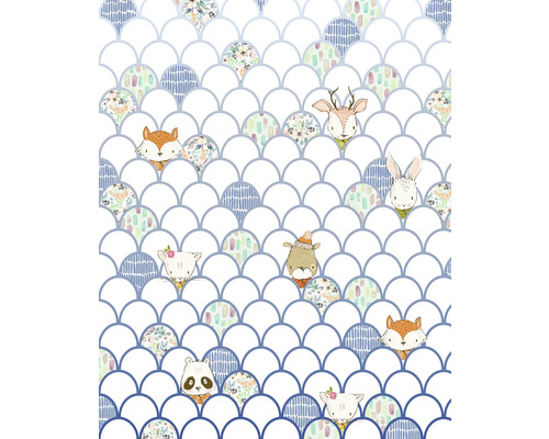 Tapeta so zvieracími motívmi a vzorom šupín