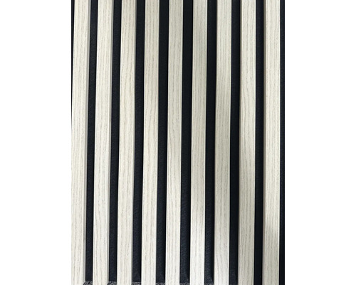 Akustický panel natur, šírka lamely 26 mm, 20 x 450 x 2650 mm Akustický panel s drevenými lamelami