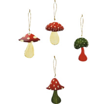 Dekoratívne hubové prívesky so šnúrkou na zavesenie