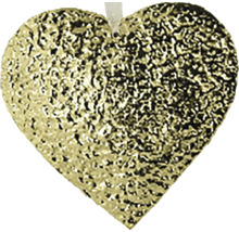 Ozdobný prívesok v tvare srdca so štruktúrou