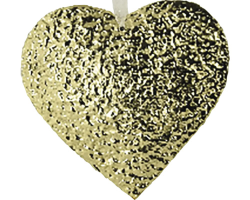Ozdobný prívesok v tvare srdca so štruktúrou