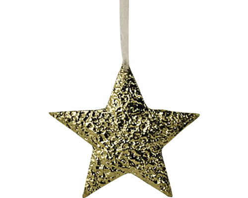 Vianočná ozdoba v tvare hviezdy s pútkom na zavesenie