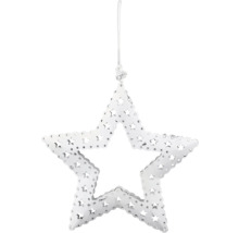 Vianočná ozdoba v tvare hviezdy so závesom