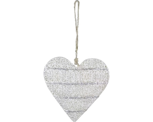 Dekoratívne srdce na zavesenie so vzorom