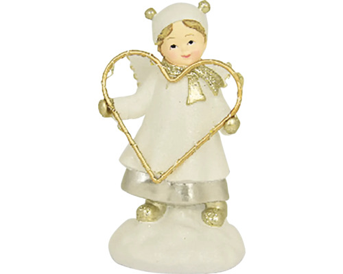 Figúrka anjela so srdcom v rukách