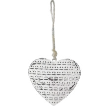 Dekoratívne srdce na zavesenie so šnúrou