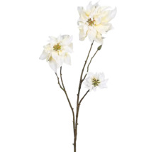 Dekoratívna vetva umelej kvetiny s bielymi kvetmi