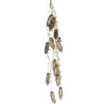 Dekoratívna vetva so šiškami pre slávnostné dekorácie