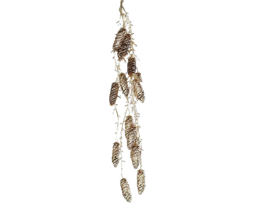 Dekoratívna vetva so šiškami pre slávnostné dekorácie