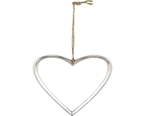 Dekoratívny prívesok v tvare srdca so šnúrkou