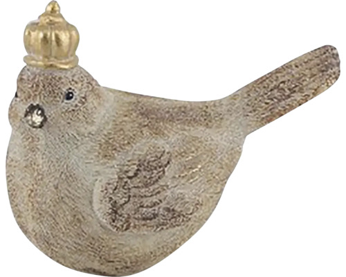 Dekoratívna figúrka vtáka s korunou