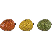 Tri šišky ako dekoratívny predmet