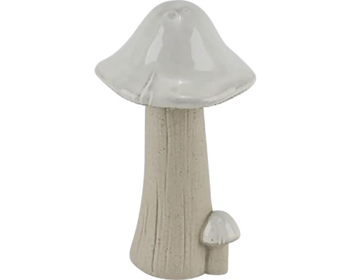 Dekoratívna huba z keramiky do záhrady