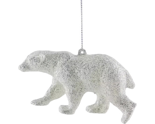 Ozdoba na vianočný stromček ľadový medveď na zavesenie