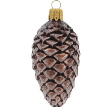 Šiška v tvare vianočnej ozdoby s háčikom