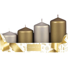 Sada adventných sviečok v odstupňovanej veľkosti